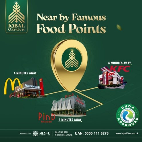 Famous Food Points near Iqbal Garden Lahore